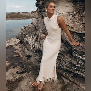 long sleeve plunge dress maxi Floral Frill Trim Flounce Sleeve Plunge Maxi Dress